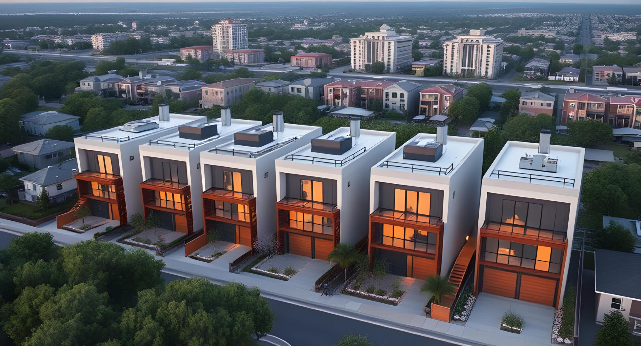 The Alamo Row, San Antonio Texas