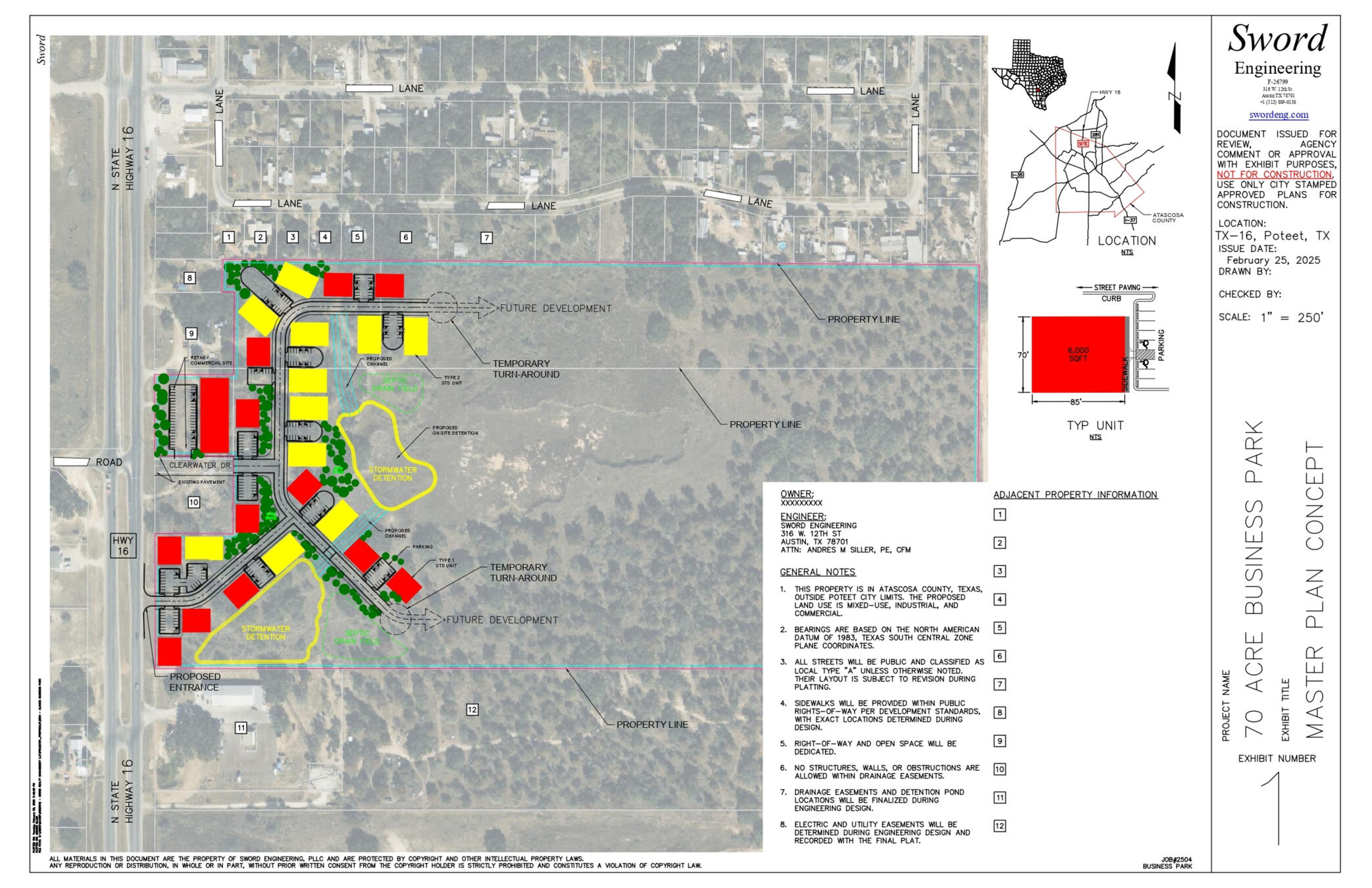 Alianza Business Park, Site Plan